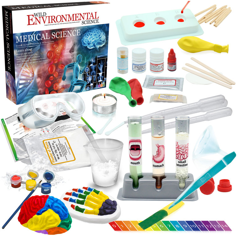 WILD ENVIRONMENTAL SCIENCE Medical Science STEM Kit For Ages 8
